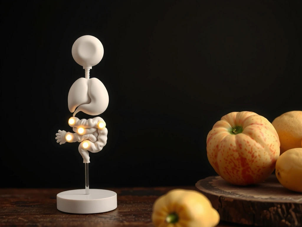 Diagramme anatomique stylisé axe intestin-cerveau